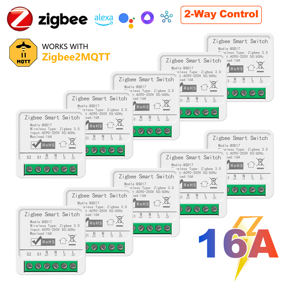 16A ZigBee3.0 Smart Light Swit - Smart Home Automation Diy recension och pris