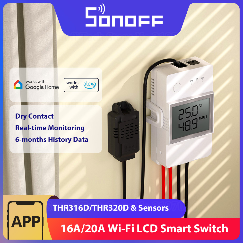 SONOFF THR316D/THR320D Tempera - Sonoff Basic Switch recension och pris
