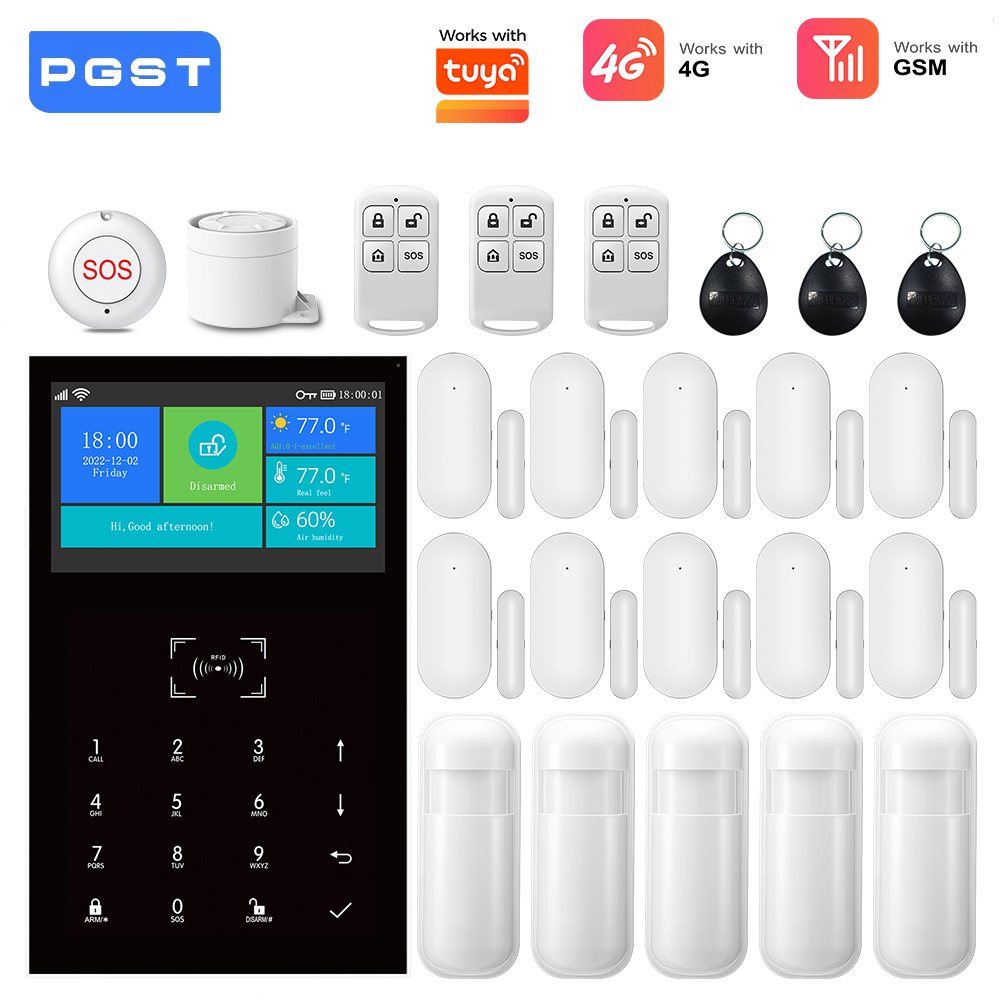 4G GSM WiFi Alarm System Work  - Smart Home Automation Diy recension och pris